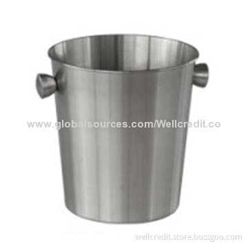 Professional S/S ice bucket with durable bottom